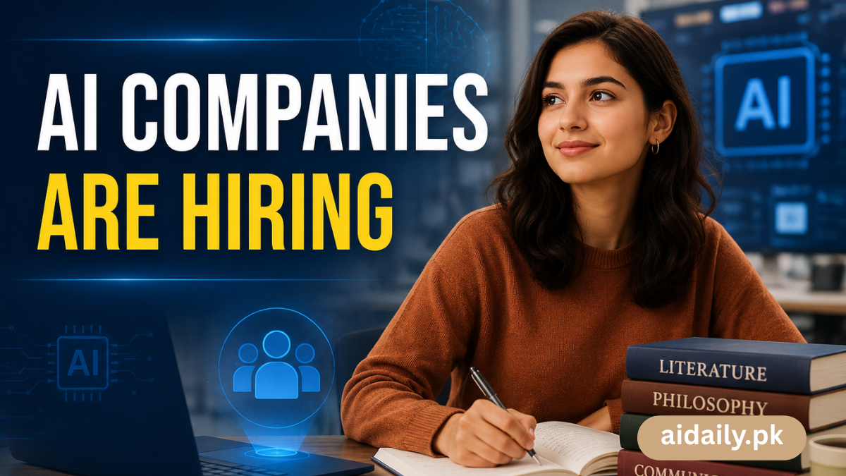 AI Companies Are Hiring Liberal Arts Graduates at High Salarie