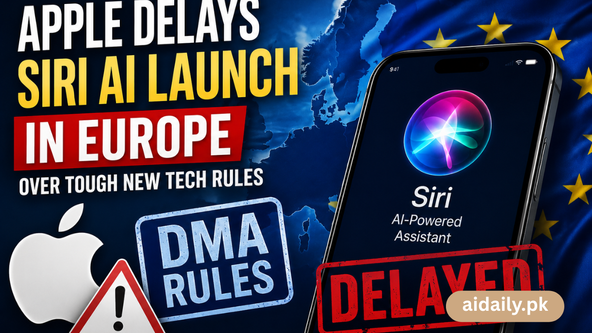 Apple Delays Siri AI Launch in Europe Over Tough New Tech Rules