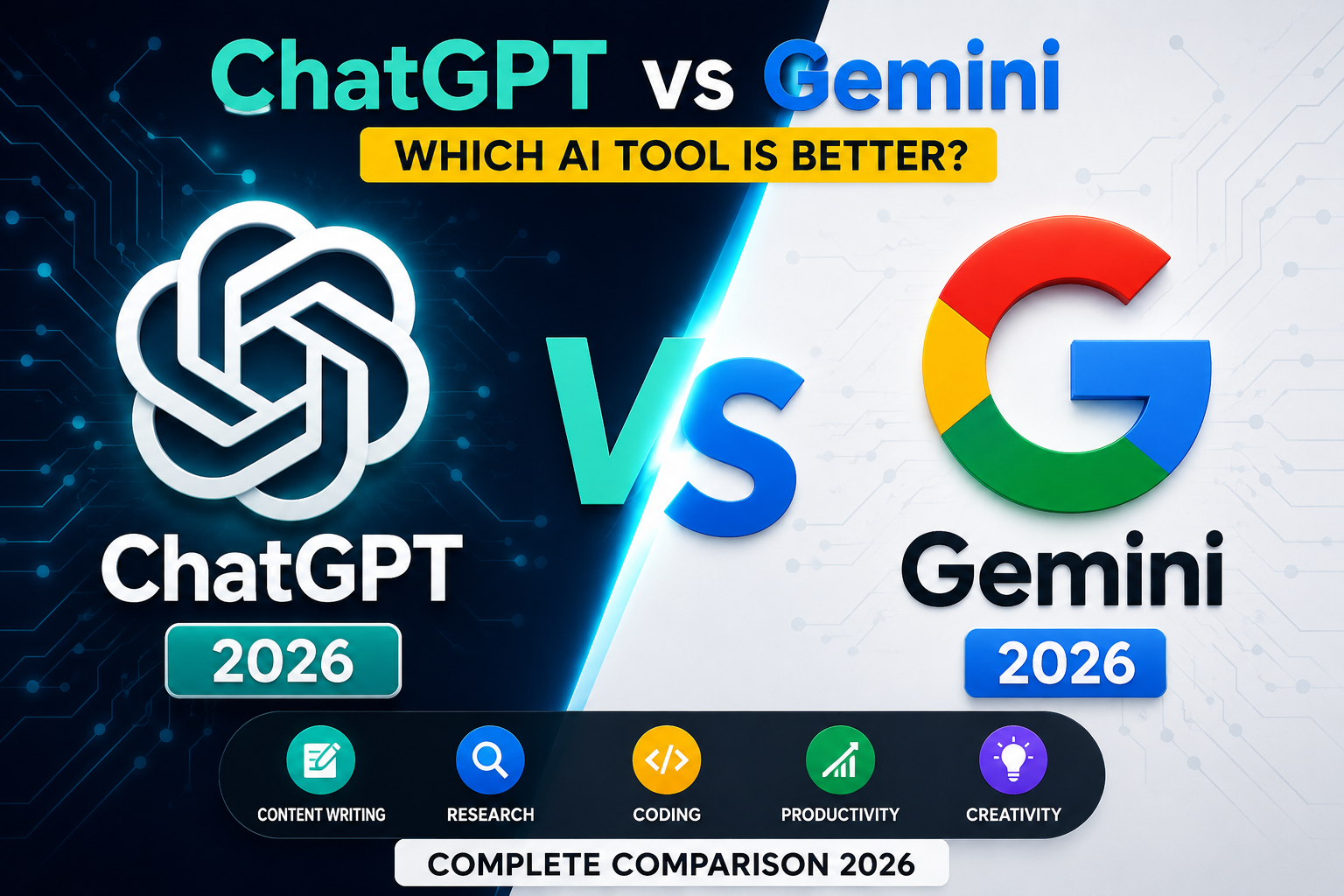 ChatGPT vs Gemini 2026: Which AI Tool Is Better for Pakistani Freelancer?